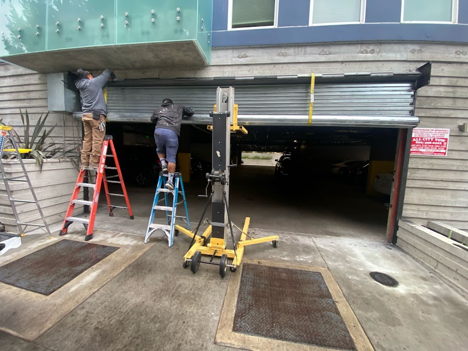 Garage door installation