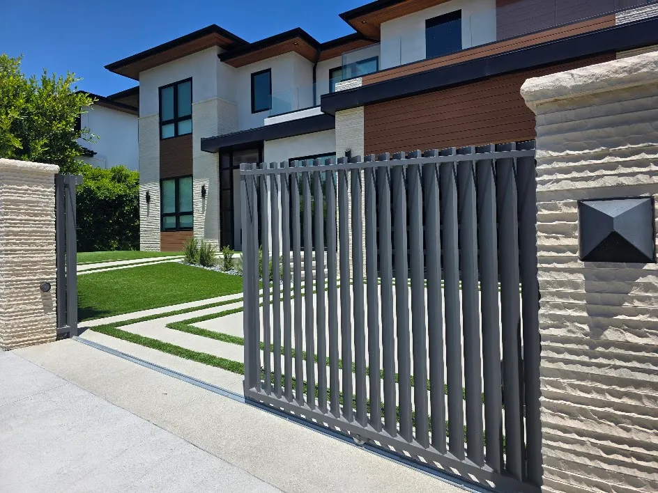 Driveway entrance gate by Silence — same-day gate repair in Beverly Hills