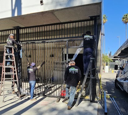 driveway gate repair los angeles by Silence Garage Door & Gates