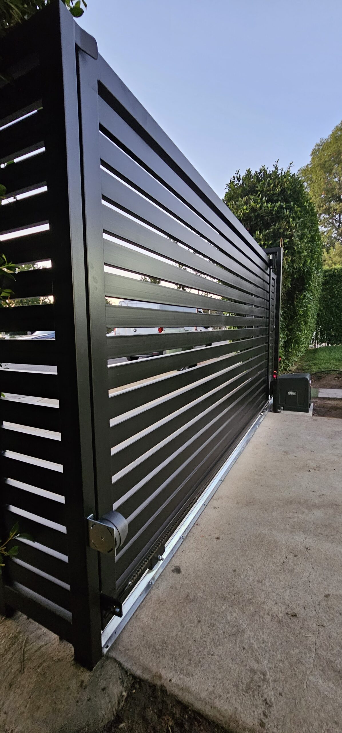 Sturdy aluminum gates providing secure and stylish property entrances