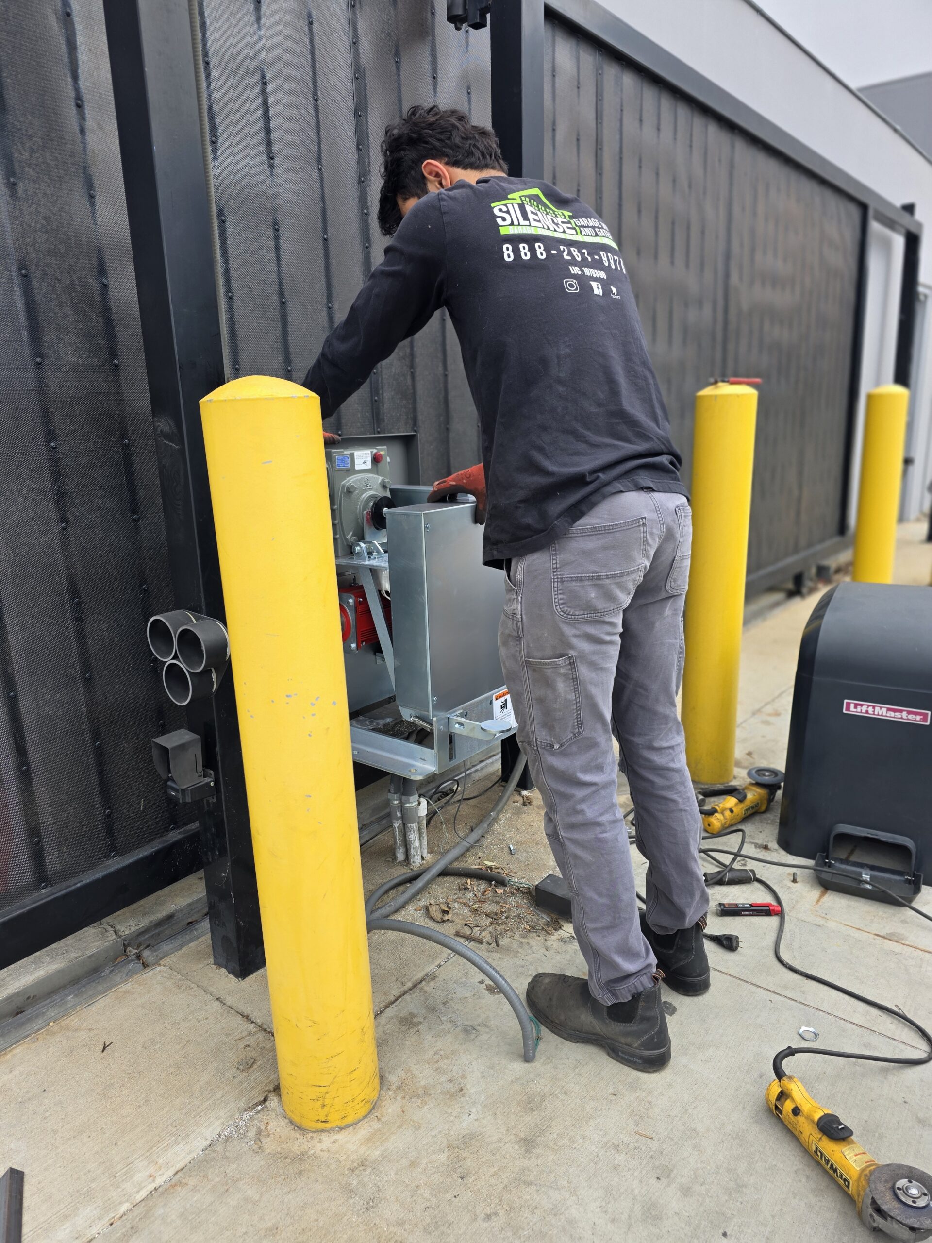 LiftMaster gate opener repaired for smooth, dependable operation