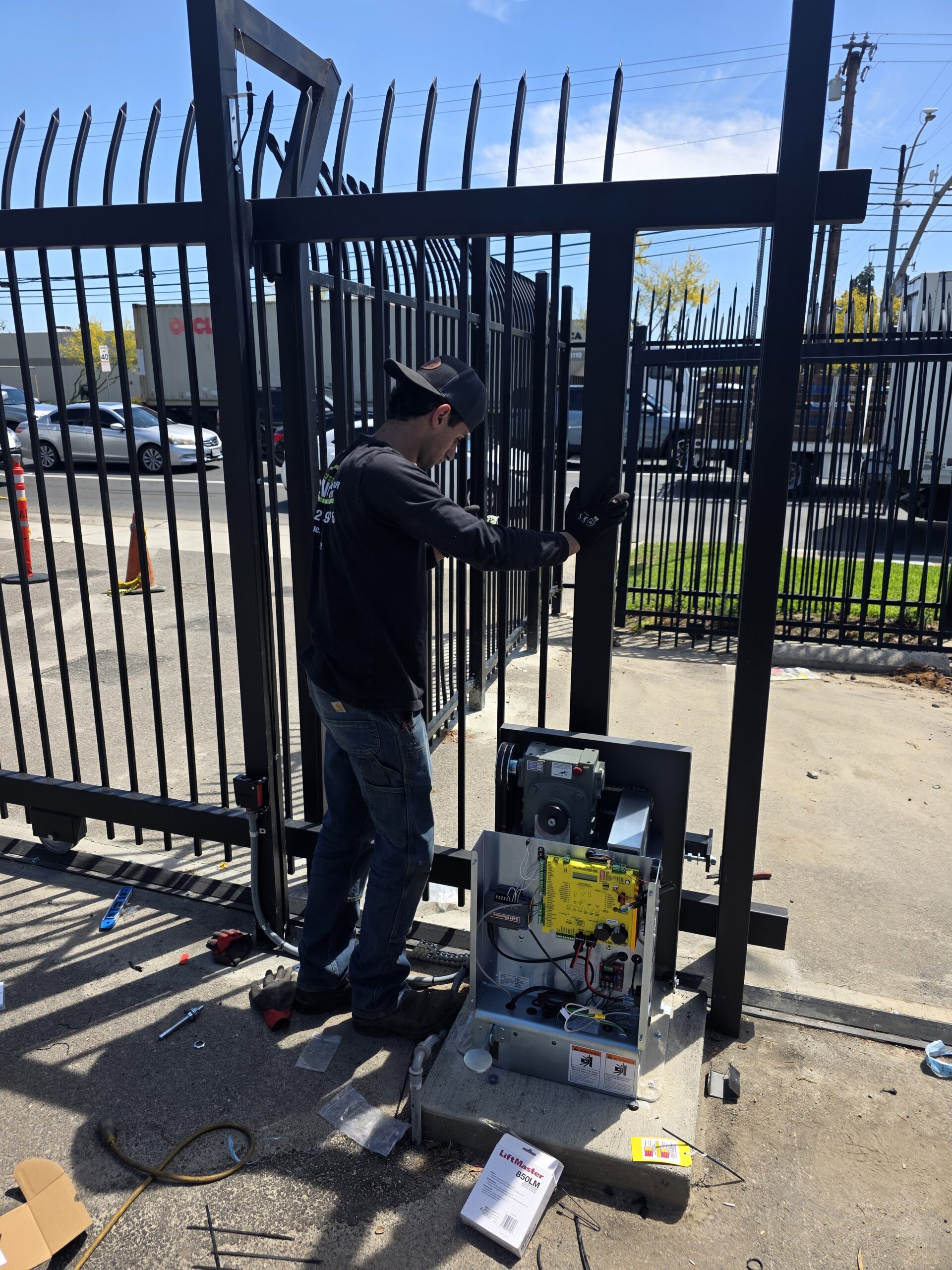 Gate repaired to restore functionality and long-lasting security
