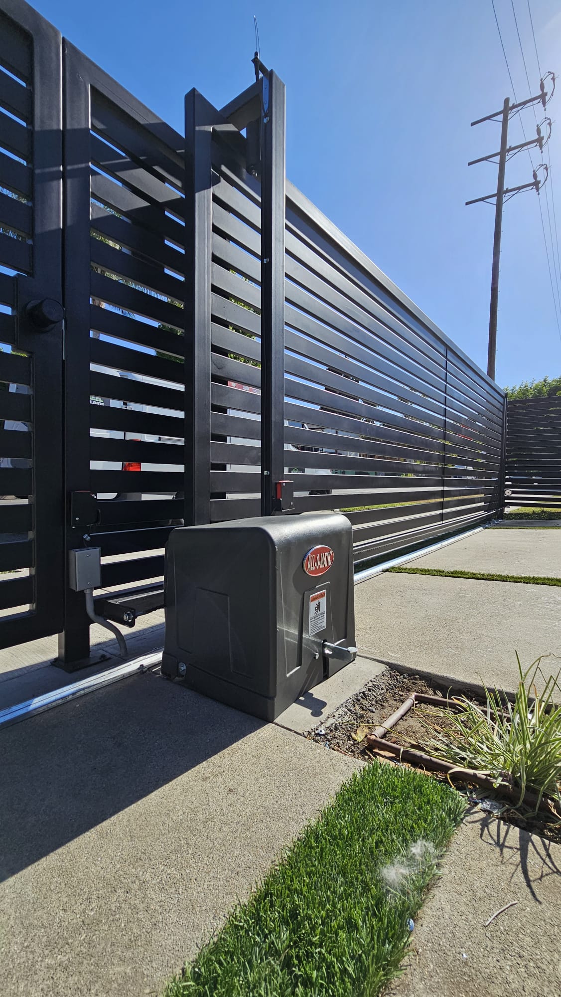 Installation of gate openers for automated and convenient entry