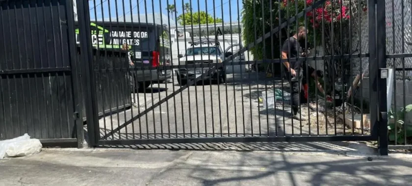 Gate Repair in Woodland Hills for homes in Tarzana and Woodland Hills Country Estates, showing professional service by Silence Garage Door & Gates LLC