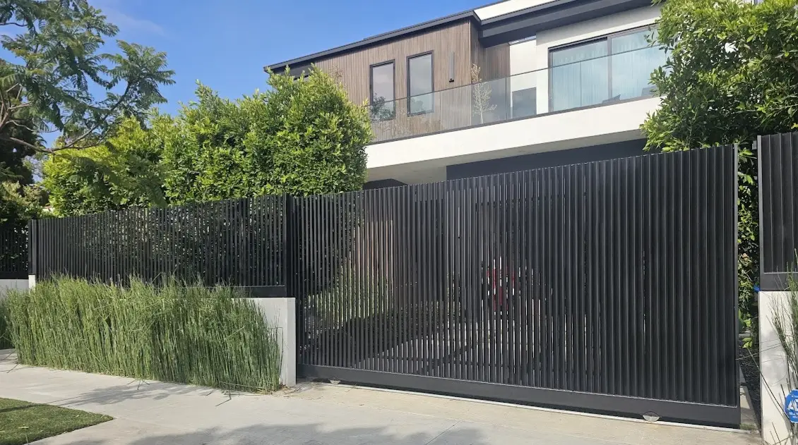 Electric driveway gate repair in West Hollywood California residential property