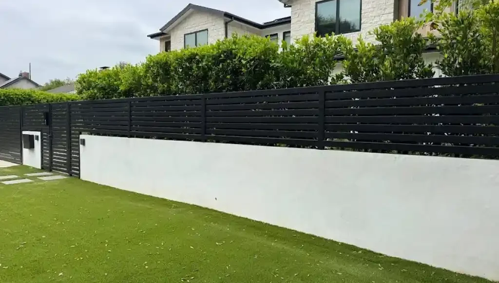 Professional Aluminum Fence Installation enhancing residential property security and style