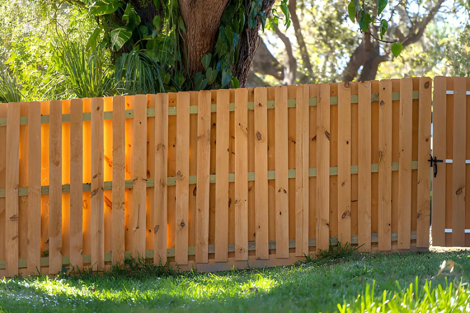 Professional Wood Fence Installation using durable cedar for lasting beauty