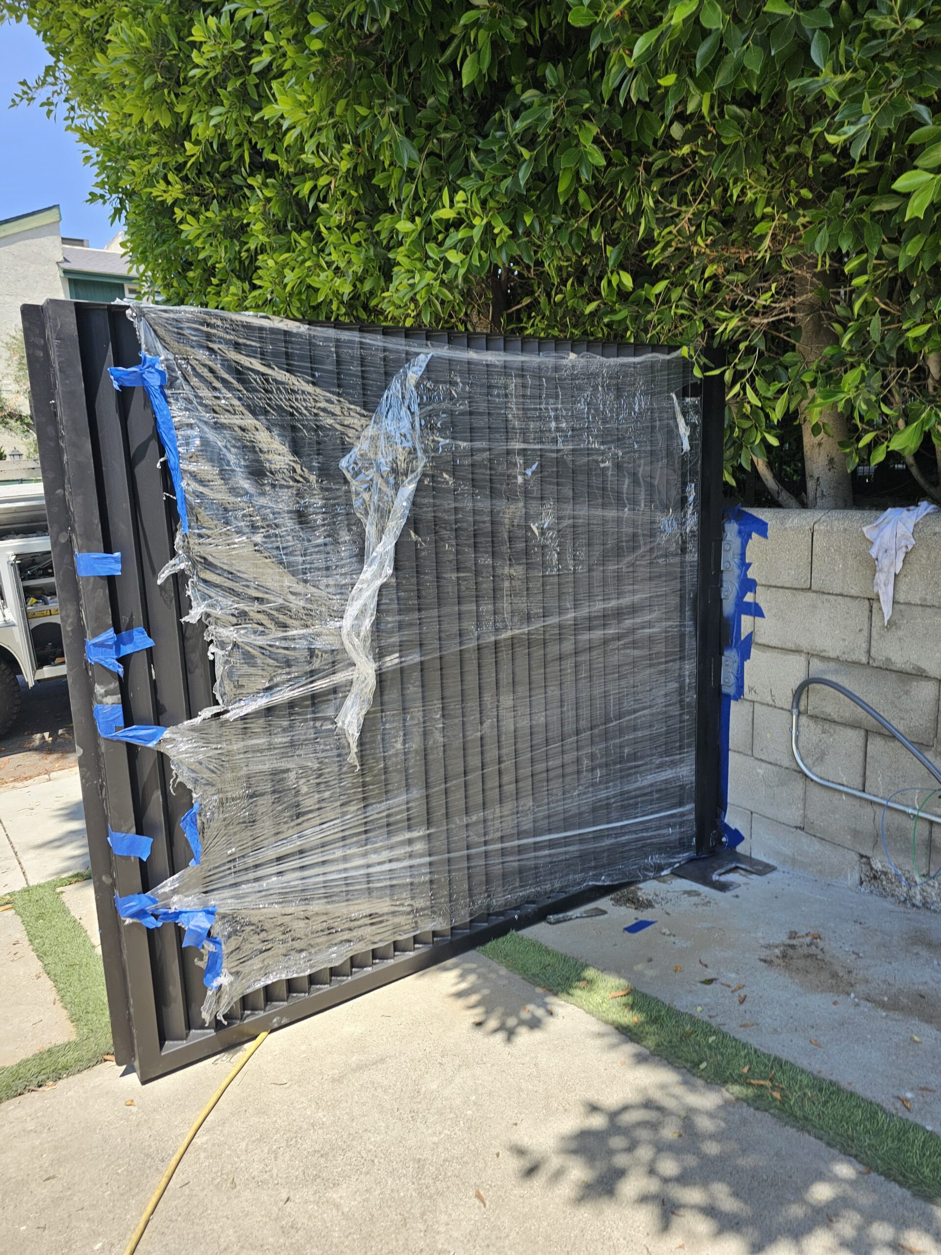 Gate installation to improve property security and access control