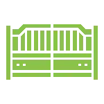 Strong metal driveway gates providing secure and stylish property access