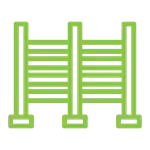 Durable aluminum fence installed to enhance property security and curb appeal