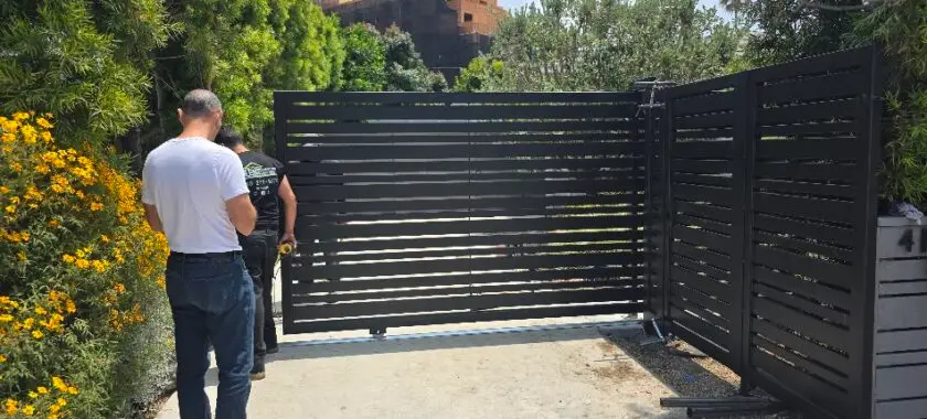 Driveway gate installation cost factors in Los Angeles — Silence Garage Door & Gates
